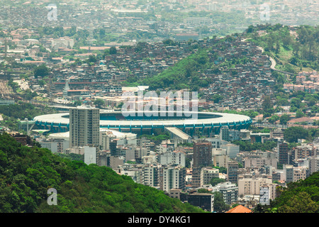 View over Mineirão arena in Belo Horizonte Stock Photo