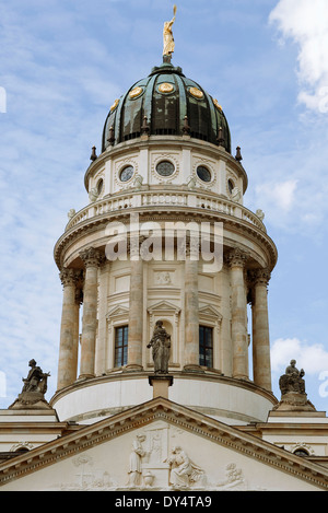 French dom on Gendarmenmarkt square in Berlin Stock Photo