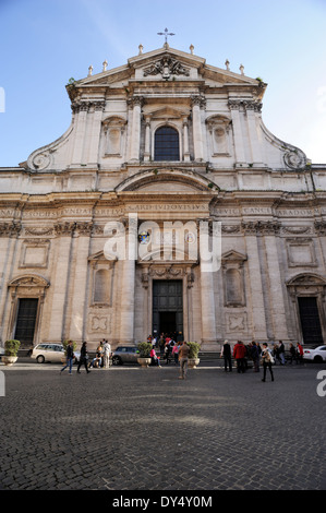 Italy, Rome, church of Sant'Ignazio Stock Photo