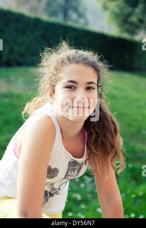 Portrait of a teenager girl Stock Photo