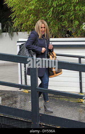 London, UK. 7th April, 2014. Carol Vorderman, Patsy Kensit, Linda Robson and Claire Richards present ITV's Loose Women Credit:  JOHNNY ARMSTEAD/Alamy Live News Stock Photo