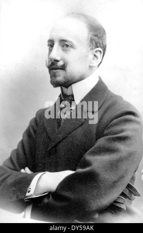 GABRIELE D'ANNUNZIO (1863-1938) Italian writer, soldier and poet Stock Photo