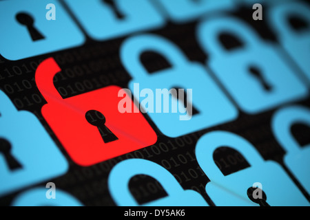 Internet security Stock Photo