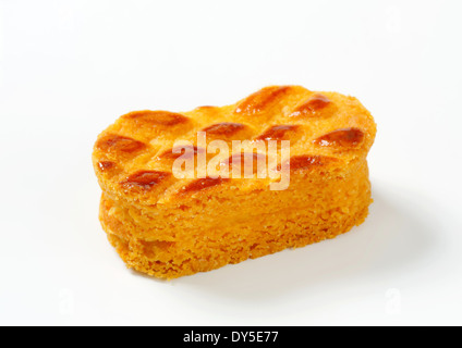 Small Dutch oval-shaped cake (Roomboter kano's) Stock Photo
