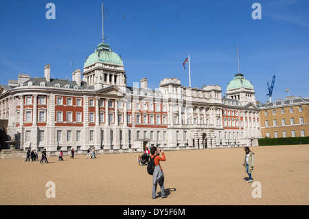 The Admiralty House building seen from Horse Guards Parade, London England United Kingdom UK Stock Photo