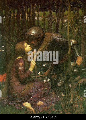 John William Waterhouse La Belle Dame Sans Merci Stock Photo