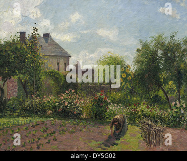 Camille Pissarro、VUE D'ERAGNY、希少画集画 View from the Artist's Window, Eragny | McGaw Graphics