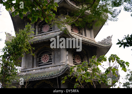 Pagoda at Marble Mountain, Da Nang, Vietnam Stock Photo