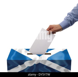 Scottish independence referendum Stock Photo