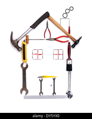 Construction tools Stock Photo
