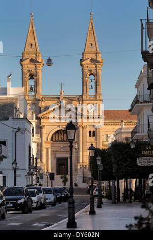 Church in Alberobello, Puglia, Italy, Europe Stock Photo