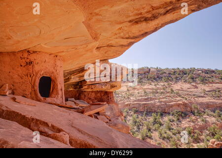 Ancient Indian Granaries, Road Canyon, Cedar Mesa, Utah, United States of America, North America Stock Photo