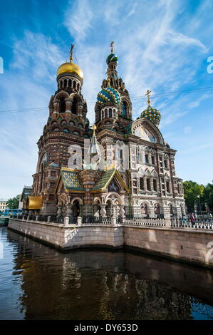 Church of the Saviour on Spilled Blood, UNESCO World Heritage Site, St. Petersburg, Russia, Europe