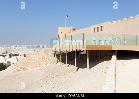 Historic Riffa fort in the Kingdom of Bahrain, Middle East Stock Photo