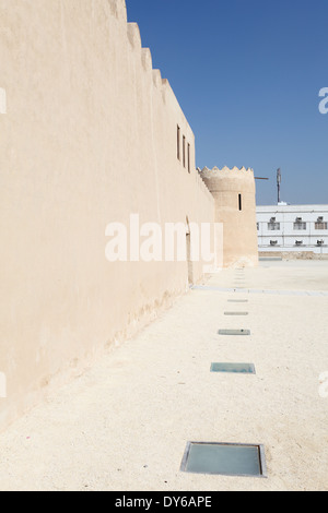 Historic Riffa fort in the Kingdom of Bahrain, Middle East Stock Photo