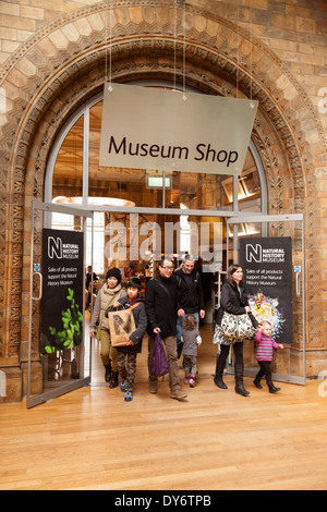 The Museum Shop, Natural History Museum, London UK Stock Photo