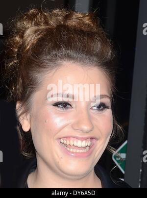 Celebrities outside the RTE Studios for The Saturday Night Show Featuring: Ella Henderson Where: Dublin IrelandWhen: 15 Dec 2012 Stock Photo