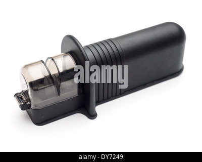 Knife sharpener cut out isolated on white background Stock Photo
