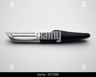 Vegetable peeler cut out isolated on white background Stock Photo