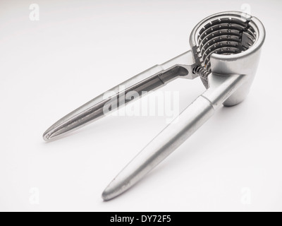 Modern design nutcracker cut out isolated on white background Stock Photo