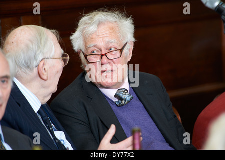 Oldie Literary Lunch 08/04/14, , Roger Bannister, Richard Ingrams Stock Photo