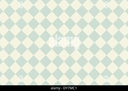 Blue and cream patterned wallpaper Stock Photo