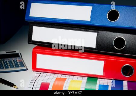 Business binders Stock Photo