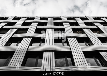 Modern facade, Hamburg, Germany Stock Photo