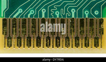Edge connector. Stock Photo