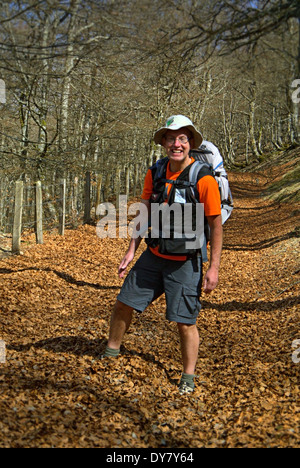 On the Camino De Santiago De Compostella Stock Photo