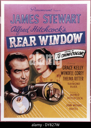 Rear Window - Grace Kelly , James Stewart - Director : Alfred Hitchcock - 1954 Stock Photo
