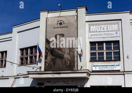 General Patton memorial, Pilsen Czech Republic George Patton museum Stock Photo