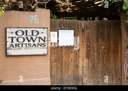 USA, Arizona, Tucson, El Presidio Historic District, Old Town Artisans. Stock Photo