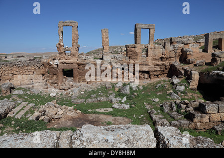 Late Roman city of Shuayb, Tek Tek mountains, Sanliurfa province, south east Turkey Stock Photo