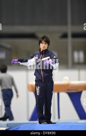 Tokyo, Japan. 5th Apr, 2014. Kohei Uchimura (JPN) Artistic Gymnastics : FIG Artistic Gymnastics World Cup TOKYO CUP 2014 Men's Individual All-Around at Tokyo Metropolitan Gymnasium in Tokyo, Japan . © Hitoshi Mochizuki/AFLO/Alamy Live News Stock Photo