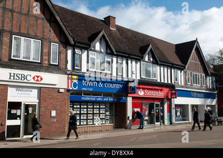 Victoria Square, Droitwich Spa, Worcestershire, England, UK Stock Photo