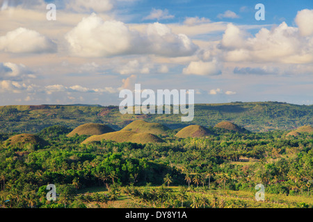 Philippines, Bohol, Chocolate Hills Stock Photo