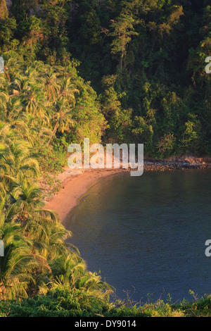 Philippines, Palawan, El Nido, Bay, Marimegmeg Beach Stock Photo