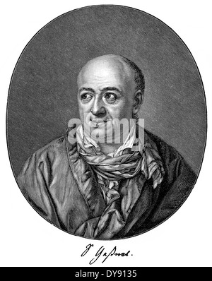 Salomon Gessner, 1730 - 1788, a Swiss poet, painter and graphic artist, Stock Photo