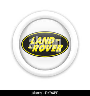 Land Rover logo icon symbol emblem flag Stock Photo - Alamy