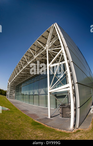 UK, England, Norfolk, Norwich, Sainsbury Centre for Visual Arts, by Norman Foster Stock Photo