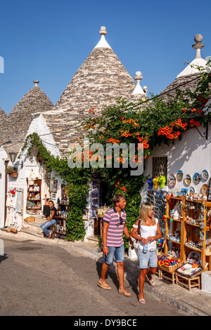 Trulli Houses, Alberobello, Puglia, Italy Stock Photo