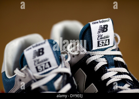 New Balance Blue Shoe Box with White Logo New Balance Sneaker Box Isolated Editorial Stock Photo  main image 2