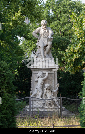 Statue (Alois Senefelder) Berlin Germany Stock Photo