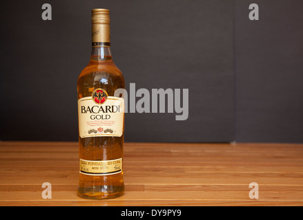 bacardi gold rum Stock Photo