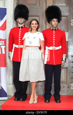 Alesha Dixon attending a photocall for 'Britain's Got Talent' at St Luke's Church, London. 09/04/2014 Stock Photo