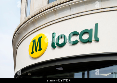 Morrisons Local Store in Manchester city centre, England, UK Stock Photo