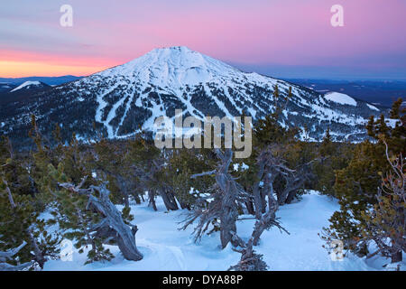 volcano vulcan peak mountain Cascade Range Oregon OR USA America Stock ...