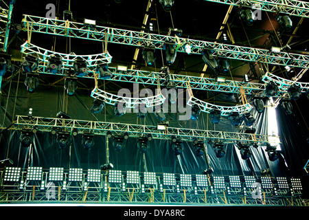 Cumbre Tajin stage Stock Photo