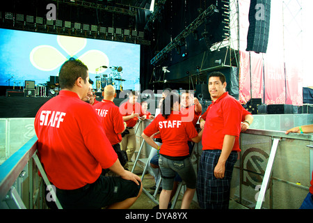 Cumbre Tajin stage Stock Photo